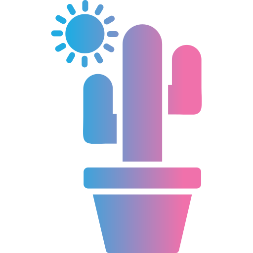 Cactus Generic gradient fill icon