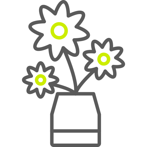 pot de fleur Generic color outline Icône