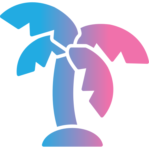 liść palmowy Generic gradient fill ikona