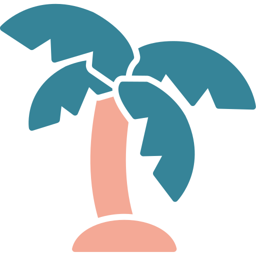 feuille de palmier Generic color fill Icône