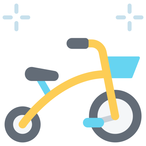 rower dla dziecka Generic color fill ikona