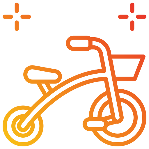 bici per bambini Generic gradient outline icona
