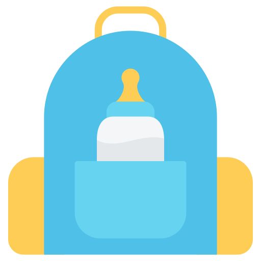 torba dla dziecka Generic color fill ikona