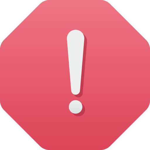 Warning sign Generic gradient fill icon