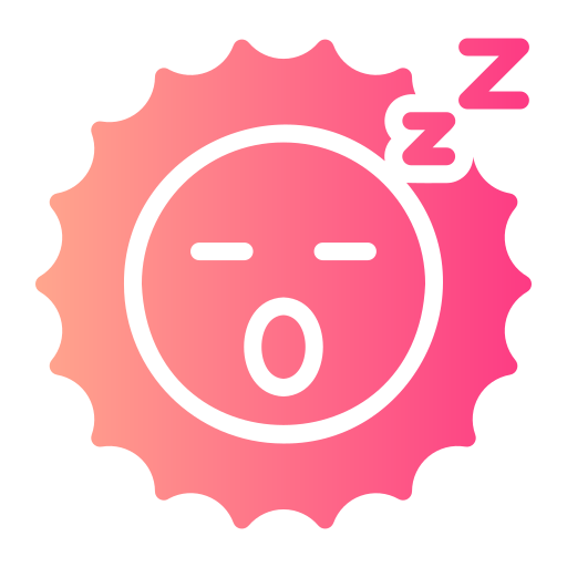 Sleeping Generic gradient fill icon