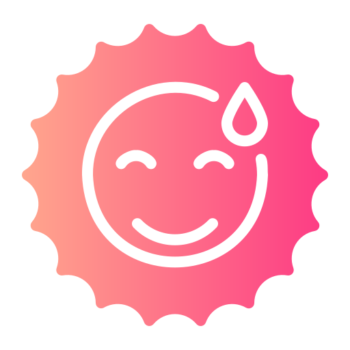 glimlach Generic gradient fill icoon