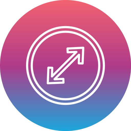 maximizar Generic gradient fill icono