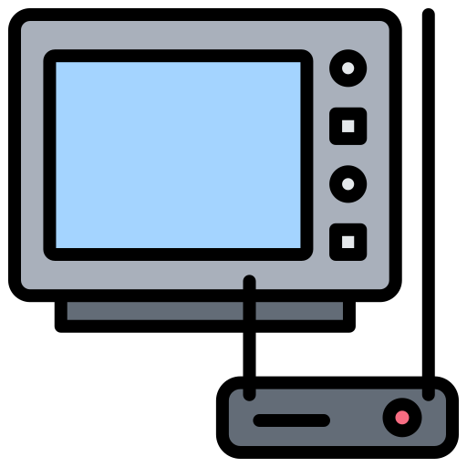 televisión por cable Generic color lineal-color icono
