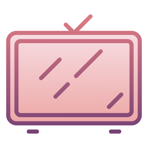 テレビ Generic gradient lineal-color icon