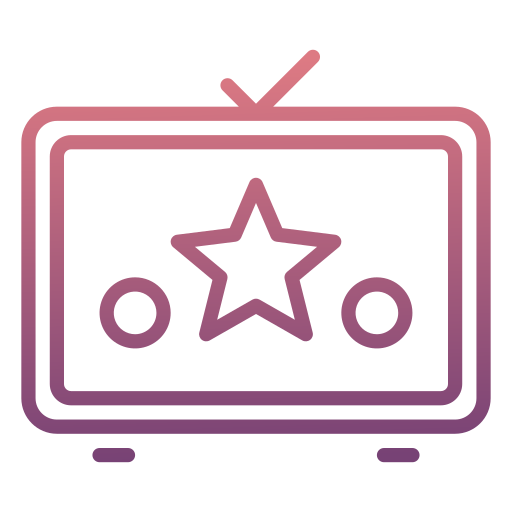 widowisko telewizyjne Generic gradient outline ikona