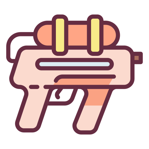 Water gun Generic color lineal-color icon
