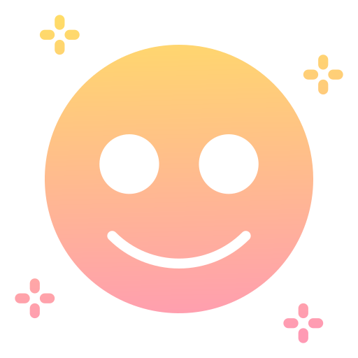 szczęśliwy Generic gradient fill ikona