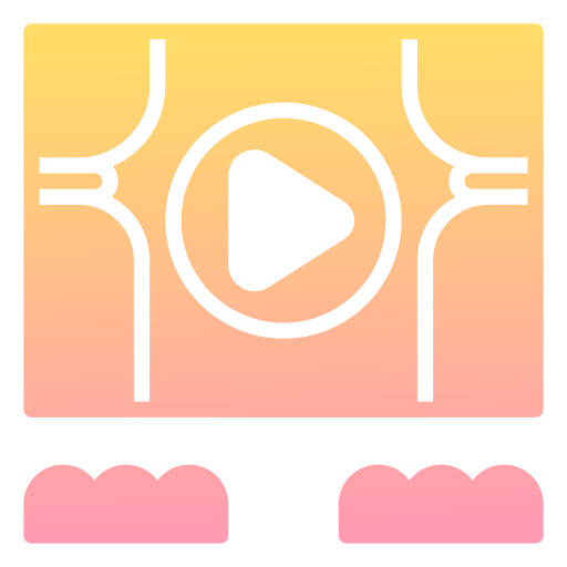 Cinema Generic gradient fill icon