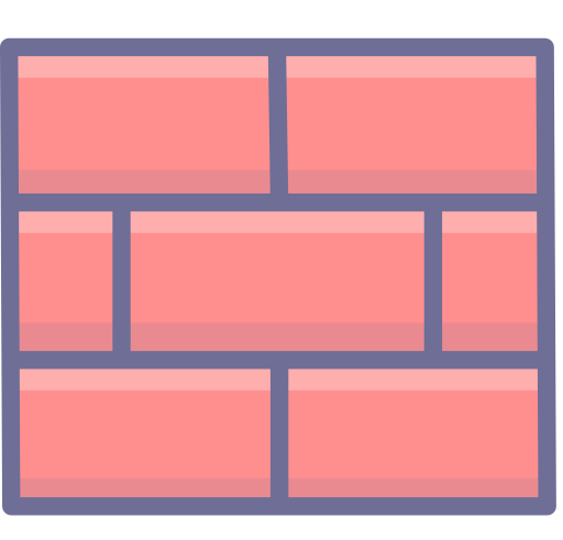 cortafuegos Generic color lineal-color icono