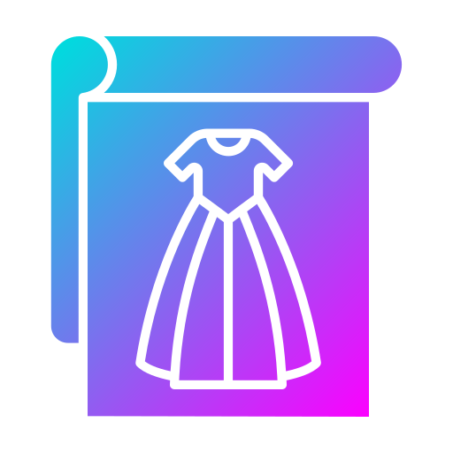sukienka Generic gradient fill ikona