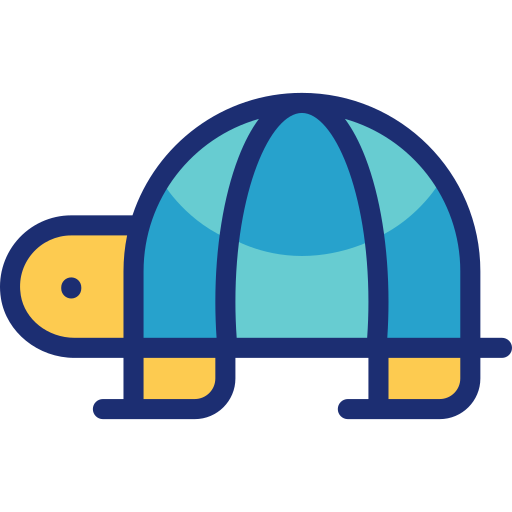 Черепаха Basic Accent Lineal Color иконка