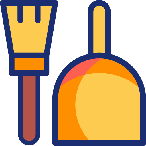 Dustpan Basic Accent Lineal Color icon