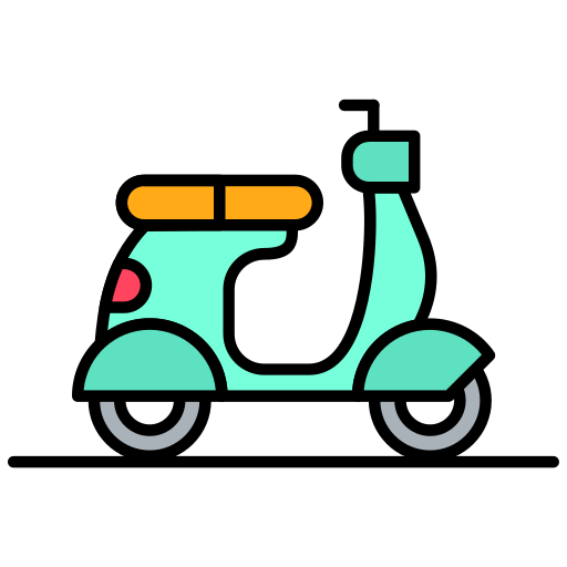 Scooter Generic color lineal-color icon
