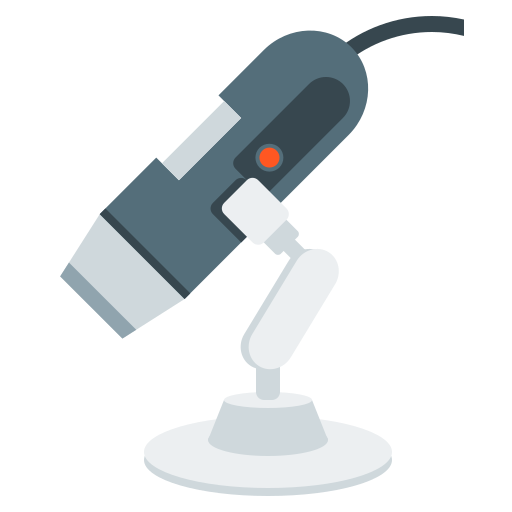 microscoop Generic color fill icoon