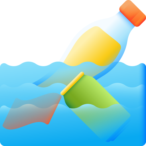 Water pollution 3D Color icon