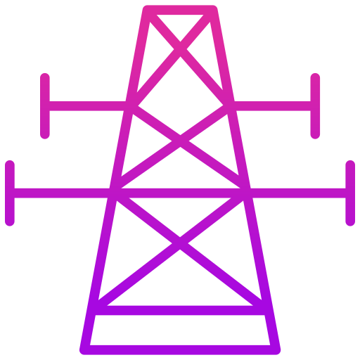 Электрическая башня Generic gradient outline иконка