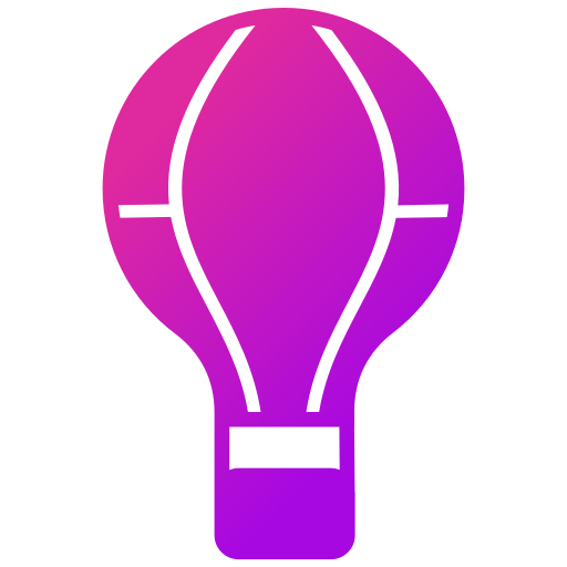 Air ballon Generic gradient fill icon