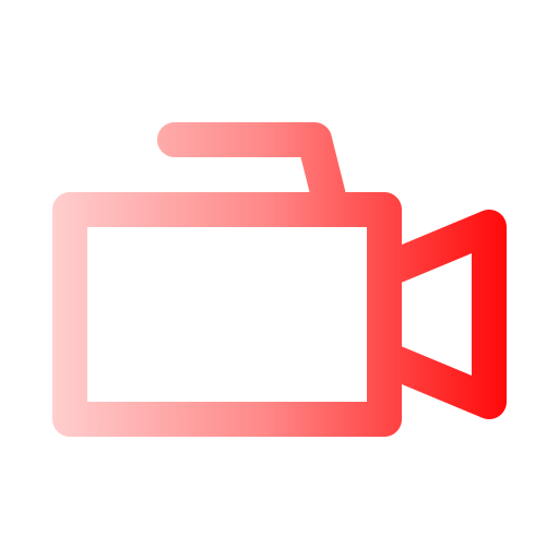 grabadora de vídeo Generic gradient outline icono