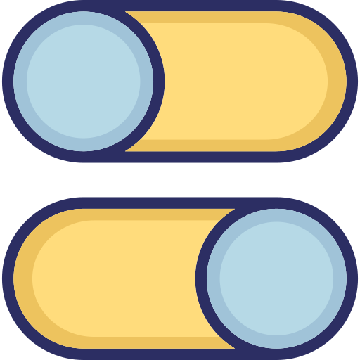 botón de activación Generic color lineal-color icono