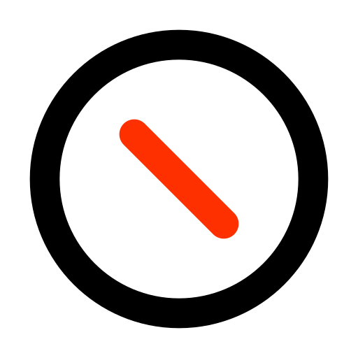 Кнопка минус Generic color outline иконка