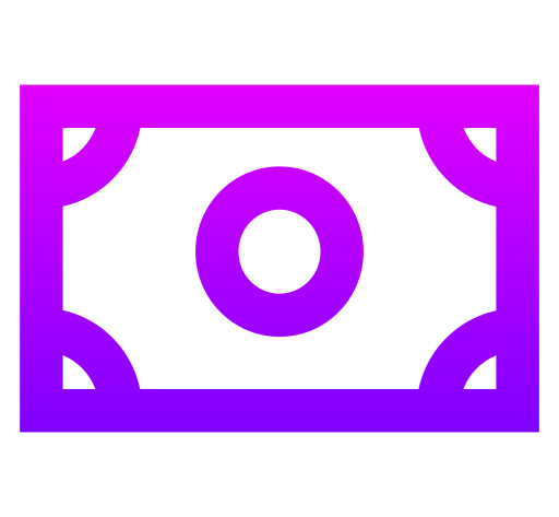 dinero Generic gradient outline icono