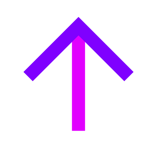 freccia su Generic color outline icona