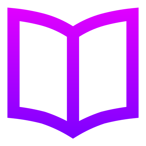 livre Generic gradient outline Icône