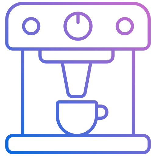 máquina de café Generic gradient outline Ícone