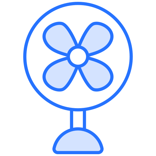Настольный вентилятор Generic color lineal-color иконка