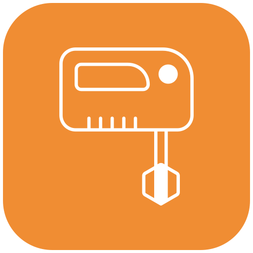 Hand mixer Generic color fill icon