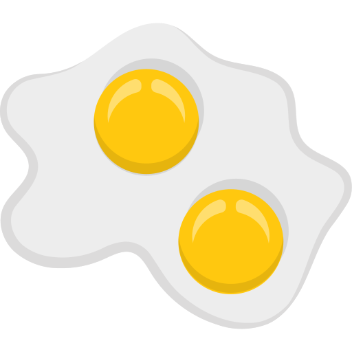 Fried eggs Generic color fill icon