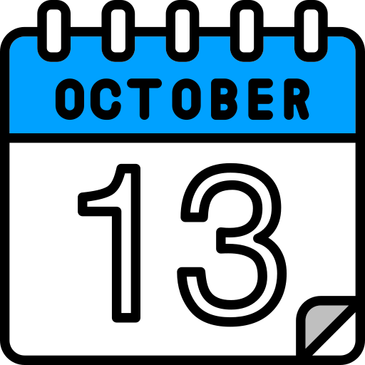 October Generic color lineal-color icon