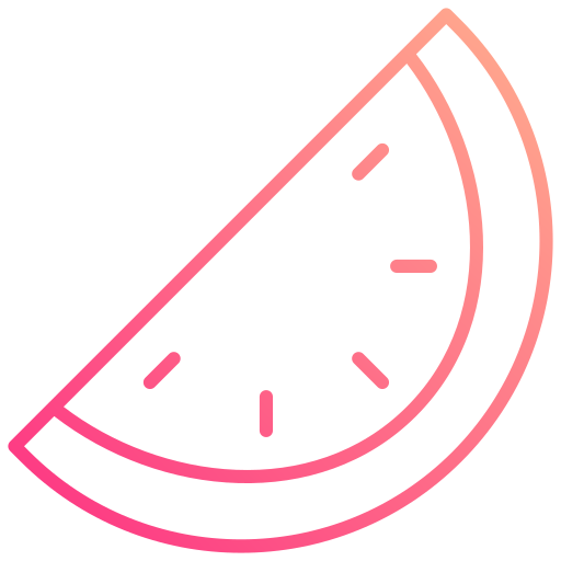 Watermelon Generic gradient outline icon