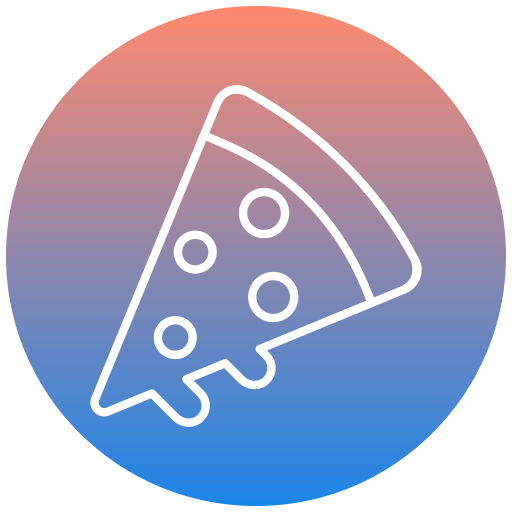 pizza Generic gradient fill icono