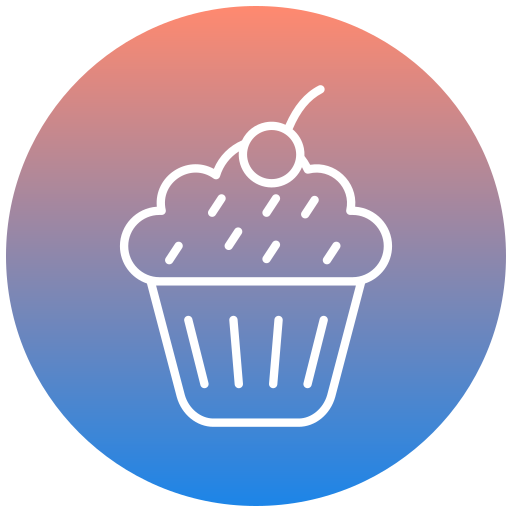cupcake Generic gradient fill icoon