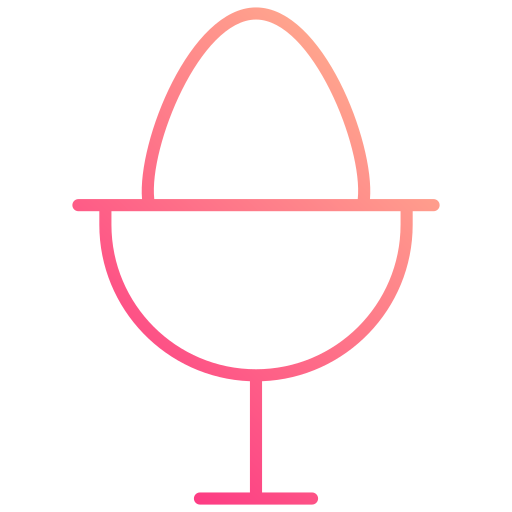 Boiled egg Generic gradient outline icon