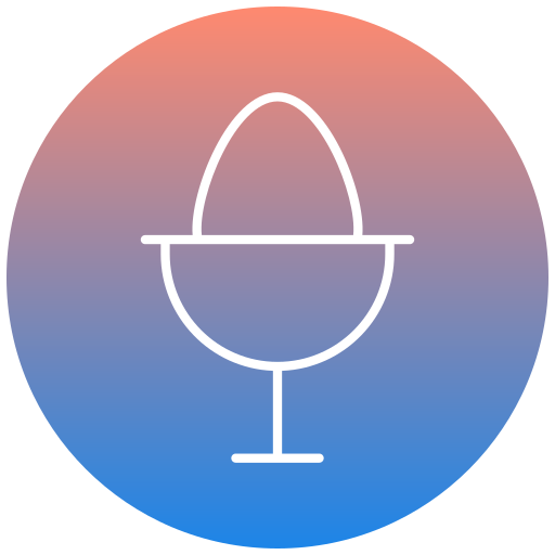 Boiled egg Generic gradient fill icon