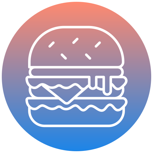 hamburguesa Generic gradient fill icono