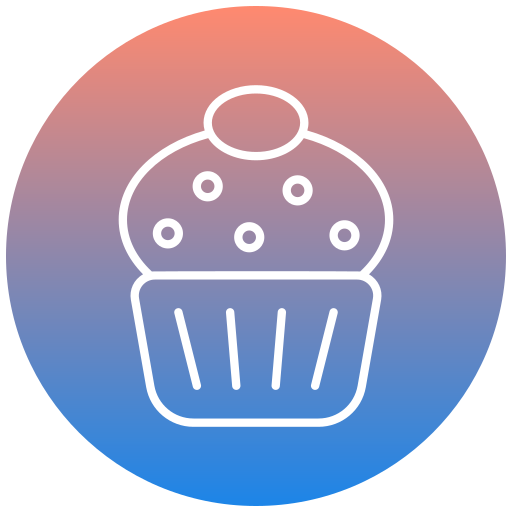 Muffins Generic gradient fill icon