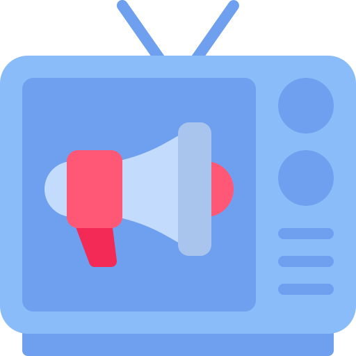 Television Generic color fill icon