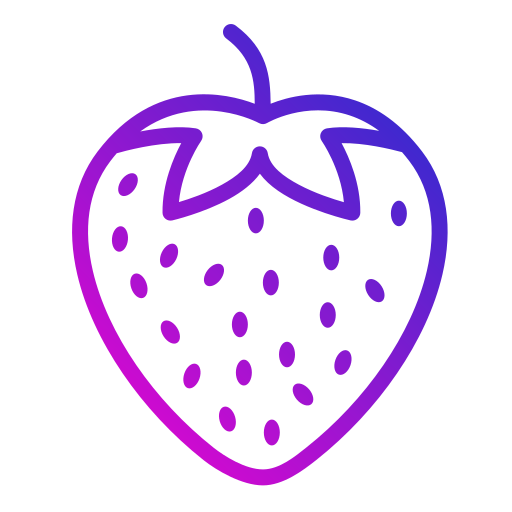 fraise Generic gradient outline Icône