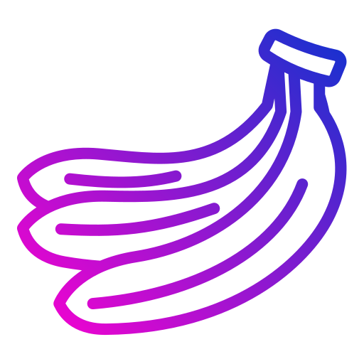 banana Generic gradient outline icono