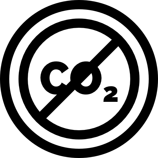 이산화탄소 Basic Straight Lineal icon