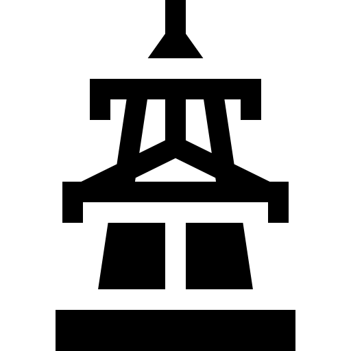 電気塔 Basic Straight Filled icon