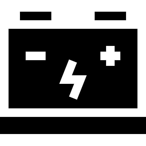 アキュムレータ Basic Straight Filled icon